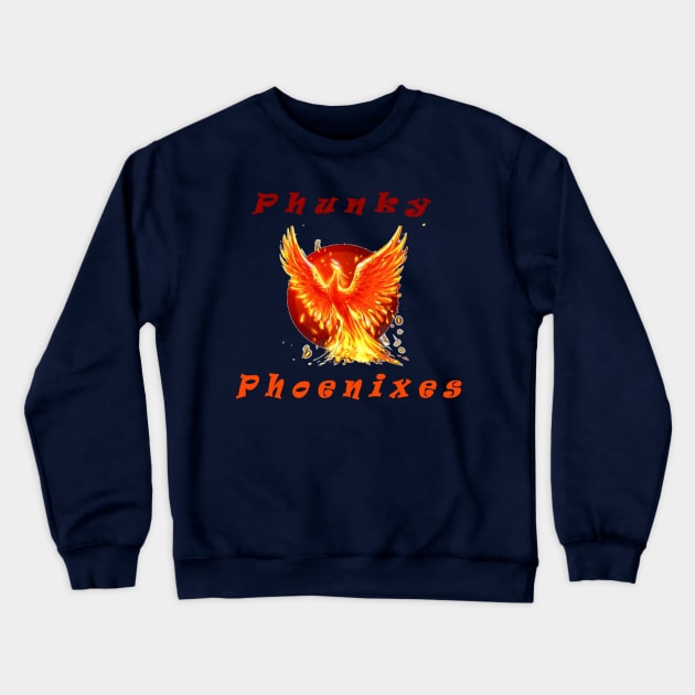 Phunky Phoenixes Logo T-shirt Crewneck Sweatshirt by Rolson